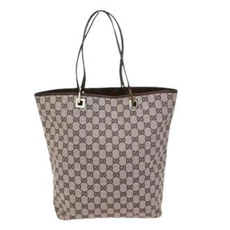 Gucci Pre-owned Tote Bags, female, Brown, Size: ONE SIZE Pre-owned Vintage Tote Bag