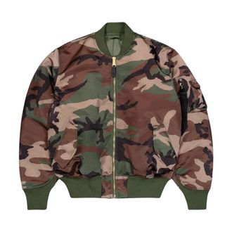 Alpha Industries Bomber Ma-1 Ultra Violet Flight Primaloft - Heren - Bomber jackets - Veelkleurig - XS - Leer - Jassen