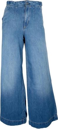 HUGO BOSS Dames, Jeans, Blauw, Maat: W24 L32 Katoen