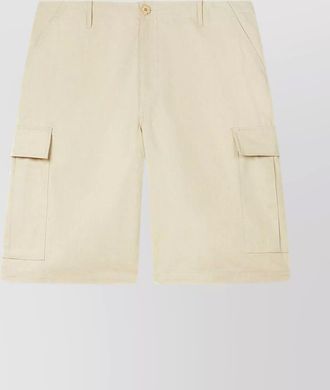 Kenzo cargo workwear shorts floral graphic