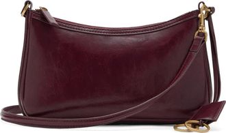 Mango Faux Leather Crossbody Bag in Burgundy at Nordstrom