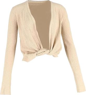 Jacquemus Maglia - Dames - Vesten - Beige - XS - Truien & Vesten