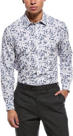Report Collection 4-Way Printed Woven Sport Shirt