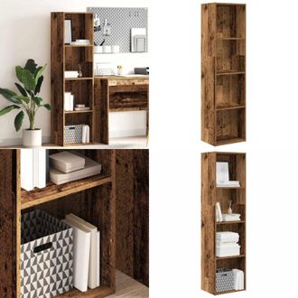 vidaXL Libreria Legno Antico 40x30x152 cm in Legno Multistrato - Libreria antica - Libreria in truciolato