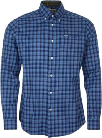 Barbour Casual overhemd - Heren - Casual Overhemden - Blauw - S - Katoen - Overhemden