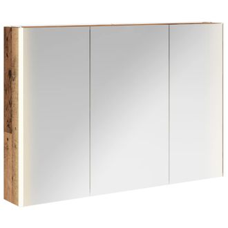 vidaXL Armario Con Espejo De Ba&ntilde;o Madera Vieja 103,5 X 15,5 X 70 Cm Vidaxl
