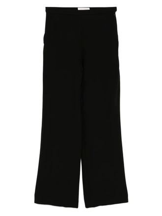 Saiid Kobeisy Pantalon met bloemenprint - Zwart