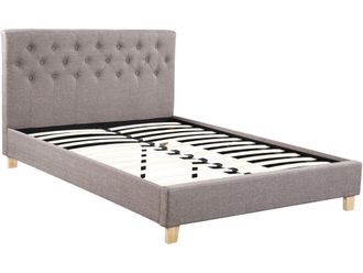 Habitat & Jardin Cama marr&oacute;n 147 x 209 x 102 cm