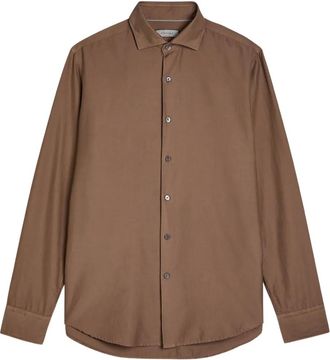 Canali Camicia a maniche lunghe - Marrone