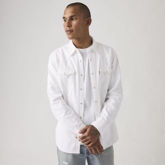 Levi's Barstow Standard Fit Western Shirt - Mens - 2XL - White