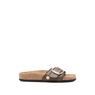Birkenstock Madrid - Dames - Sandalen - Bruin - 37 EU - Leer - Schoenen