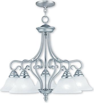 Livex Lighting Livex Coronado 5-Light Brushed Nickel Chandelier