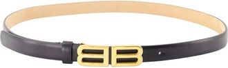 Balenciaga Bolero Bb Belt 18 - female - Balenciaga - Belts - Black - 95 CM - Accessories