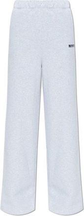 Rotate Trainingsbroeken met logo - Dames - Sweatpants - Grijs - L - Katoen - Broeken