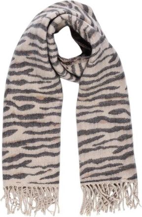 Pieces Beige Acryl Sjaal Herfst/Winter Collectie - Dames - Wintersjaals - Beige - ONE Size - Polyester - Accessoires