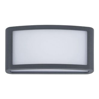 Forlight Zenitha aplique exterior negro con led blanco c&aacute;lido 3000K