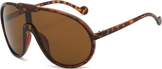 Generic Large Frame Men Outdoor Sunglasses Vacation Women Sports(Multi-colored)