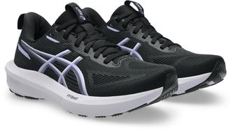 Asics Laufschuh ASICS GT-1000 14, Damen, Gr. 37,5, schwarz, lila hint, Synthetik, Schuhe Laufschuh, f&uuml;r mehr Stabilit&auml;t