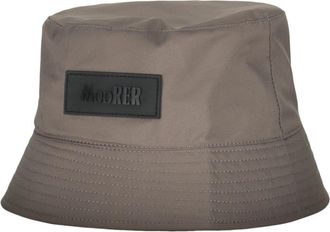 Moorer Zachte en Lichte Bucket Hat - Heren - Hoeden - Grijs - L - Polyester - Accessoires