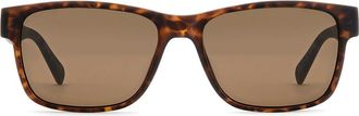Fossil 58mm Rectangular Sunglasses in Matte Havana/Brown at Nordstrom