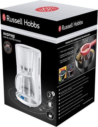 Russell Hobbs Cafetera Filtro Russell 2439056 Inspire Blanca