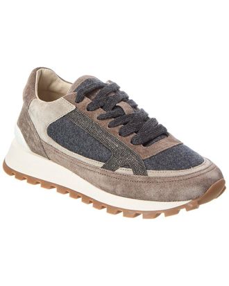 Brunello Cucinelli Suede Sneaker