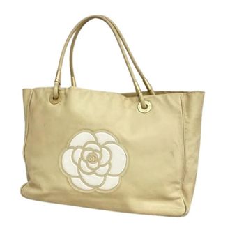 Chanel Pre-owned Tote Bags, female, Beige, Size: ONE SIZE Pre-owned Vintage Tote Bag