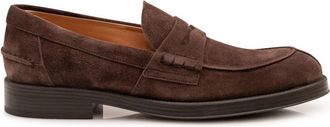 Tod's Brown Suede Loafers