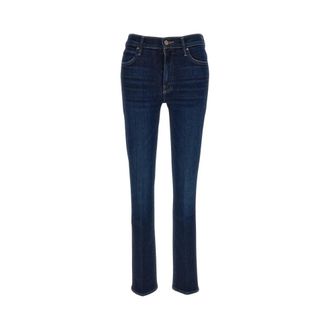 Mother Dames, Jeans, Blauw, Maat: W28 Katoen
