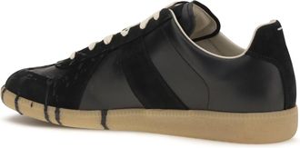 Maison Margiela Mens Sneakers Replica Black Black-Black Upper: Suede Trainers Black/black