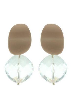 Olivia Welles Arella Lucite Drop Earrings in Gold at Nordstrom Rack