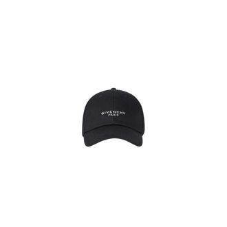 Givenchy Pre-owned Spring/Summer 2026 Geborduurde Pet - Heren - Vintage Accessoires - Zwart - ONE Size - Katoen - Vintage