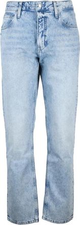 Calvin Klein Jeans Straight Jeans - Heren - Regular Fit Jeans - Blauw - W32 - Katoen - Jeans