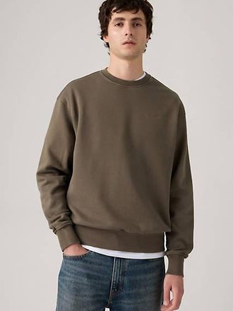 Levi's Authentic Crewneck Sweatshirt - Mens - L - Brown