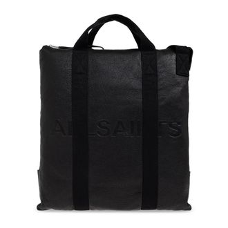 AllSaints Backpacks, male, Black, Size: ONE SIZE KEI Leather Backpack