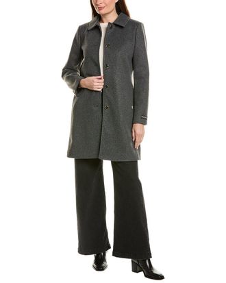 Halston Heritage Car Coat