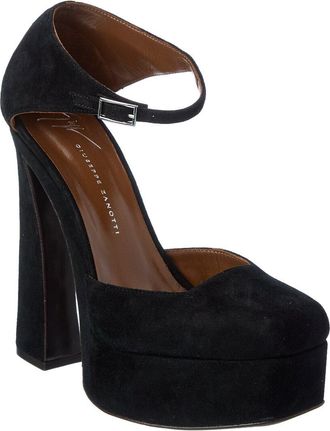 Giuseppe Zanotti Caso 100 Suede Platform Pump