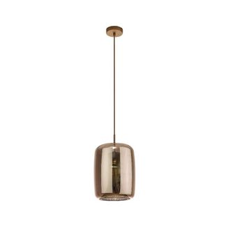 Mantra Mantra L&aacute;mpara Colgante Kriss Gu10 Cilindro Cristal Oro-cromo /oro-bronce