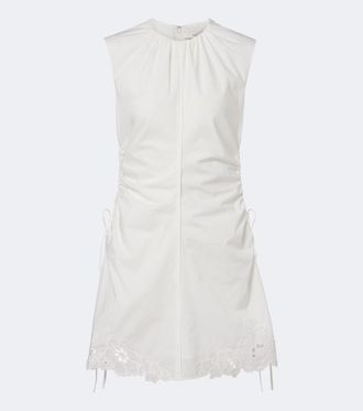 Sir. Klara ruched cotton minidress
