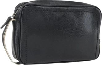Ferragamo Pre-owned Clutchtas - Dames - Vintage Clutch - Zwart - ONE Size - Leer - Vintage