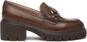 Nero Giardini Womens Delgado Marrone Platform Loafer In Brown