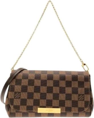 Louis Vuitton Pre-owned Clutches, female, Brown, Size: ONE SIZE Pre-owned Canvas Clutch
