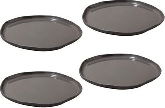 Be Home Tam Stoneware Flat Dinner Plate - Set of 4 in Slate at Nordstrom