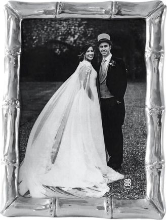 Beatriz Ball Frame Garden Cane 5 x 7 Frame in Silver at Nordstrom, Size 5Ft 0In X 7Ft 0In