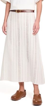 TWP The A-Line Unlined Skirt in Ivory at Nordstrom, Size 10