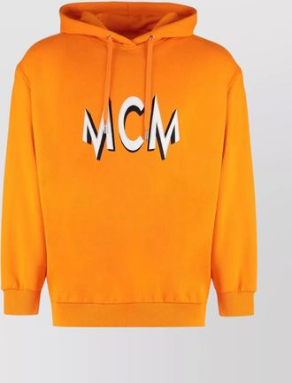 MCM ribbed cotton hoodie