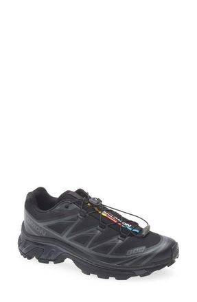 Salomon Gender Inclusive XT-6 Sneaker in Black/Black/Phantom at Nordstrom, Size 5.5 Womens