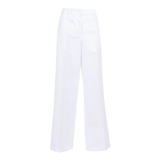 Aspesi Wide Trousers, female, White, Size: XL Pantaloni Lunghi