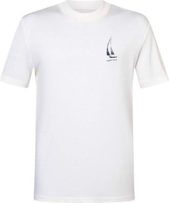 super.natural Sailing Boat Bio Jersey Tee Merinoshirt f&uuml;r Herren | wei&szlig;