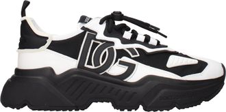 Dolce & Gabbana White Leather Chunky Mens Sneakers